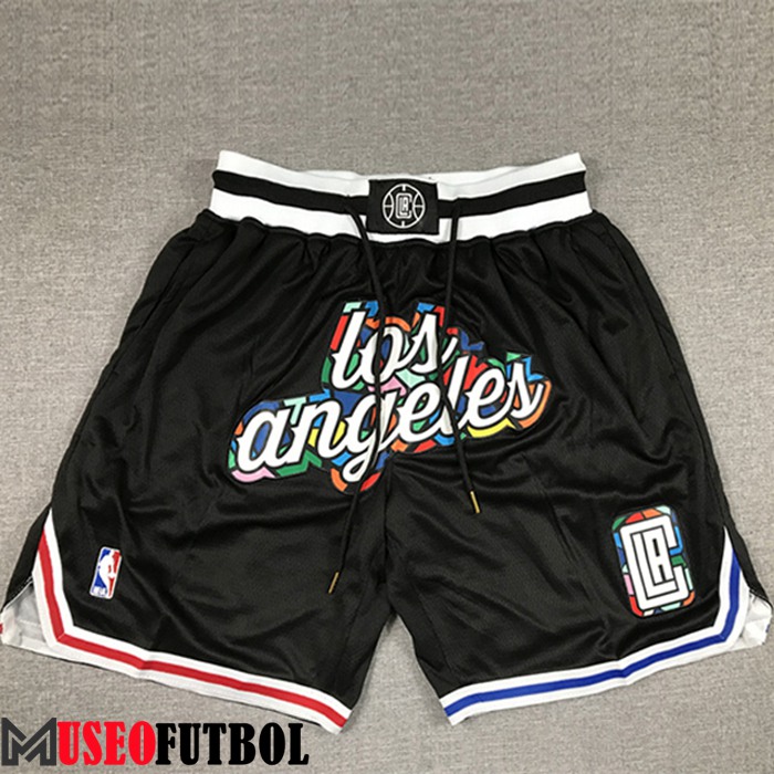 Cortos NBA Los Angeles Clippers Negro