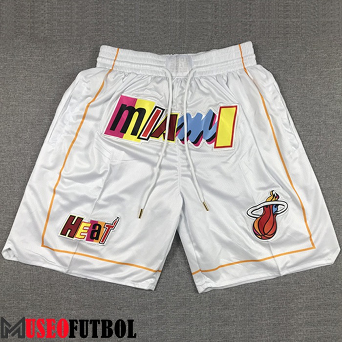 Cortos NBA Miami Heat Blanco