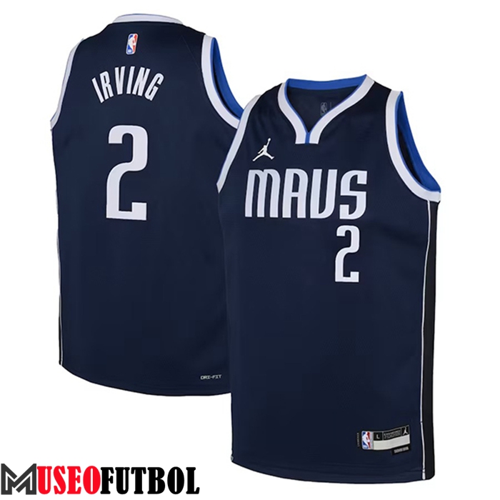 Camisetas Dallas Mavericks (IRVING #2) 2023/23 Negro Statement Edition