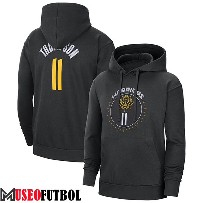 Sudadera De Entrenamiento Capucha Golden State Warriors Negro 2023