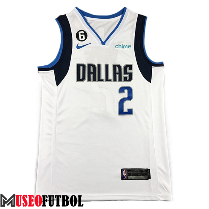 Camisetas Dallas Mavericks (IRVING #2) 2022/23 Blanco