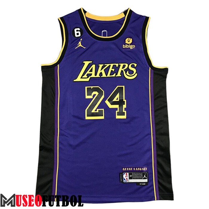 Camisetas Los Angeles Lakers (KOBE #24) 2022/23 Violeta