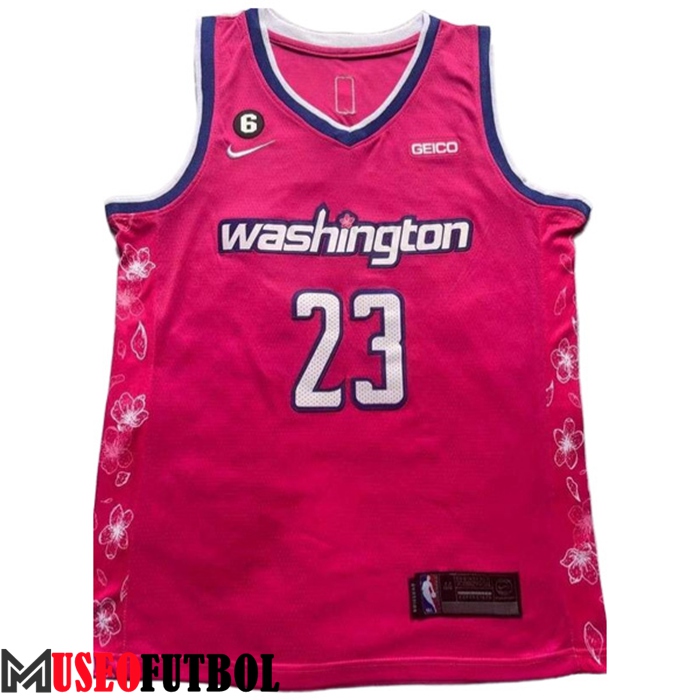 Camisetas Washington Wizards (JORDAN #23) 2022/23 Rosa