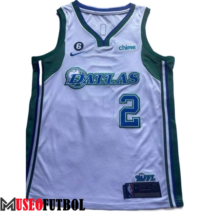 Camisetas Dallas Mavericks (IRVING #2) 2022/23 Blanco