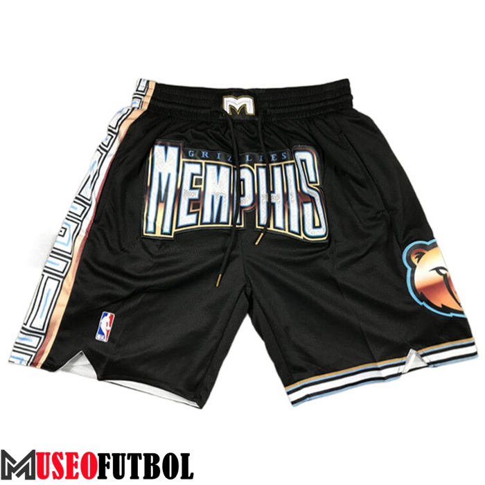 Cortos NBA Memphis Grizzlies Negro