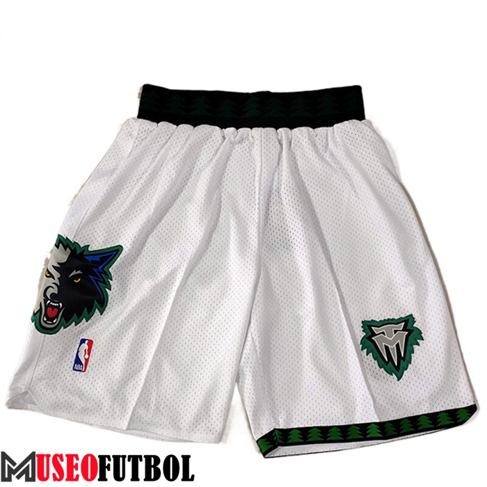 Cortos NBA Minnesota Timberwolves Blanco