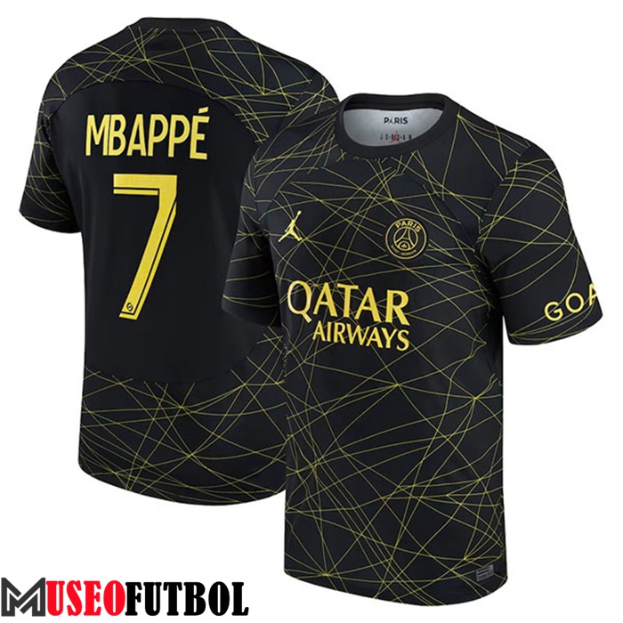 Camisetas De Futbol PSG (MBAPPÉ #7) 2023/2023 Fourth