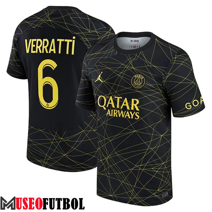 Camisetas De Futbol PSG (VERRATTI #6) 2023/2023 Fourth