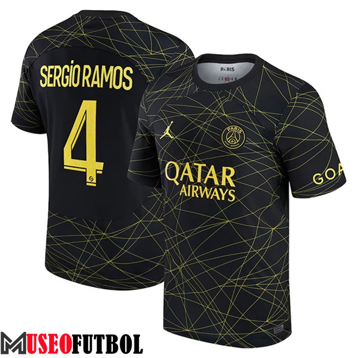 Camisetas De Futbol PSG (SERGIO RAMOS #4) 2023/2023 Fourth