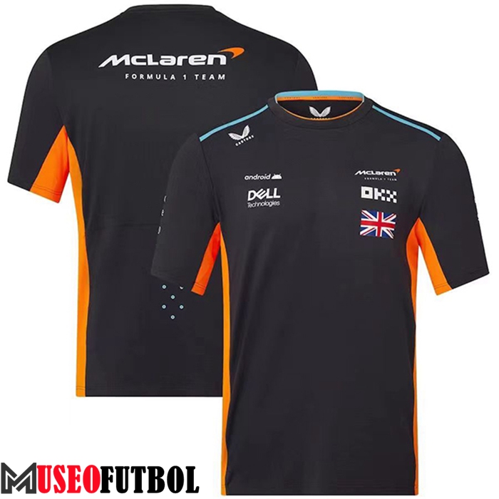 Camiseta de manga corta F1 F1 McLaren Team Negro/Naranja 2023