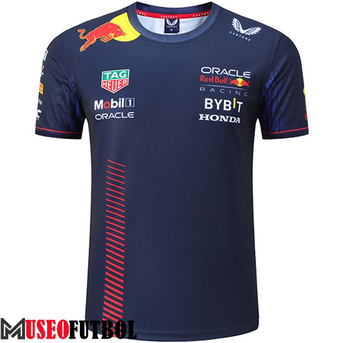 Camiseta de manga corta F1 RedBull Racing Team Negro 2023