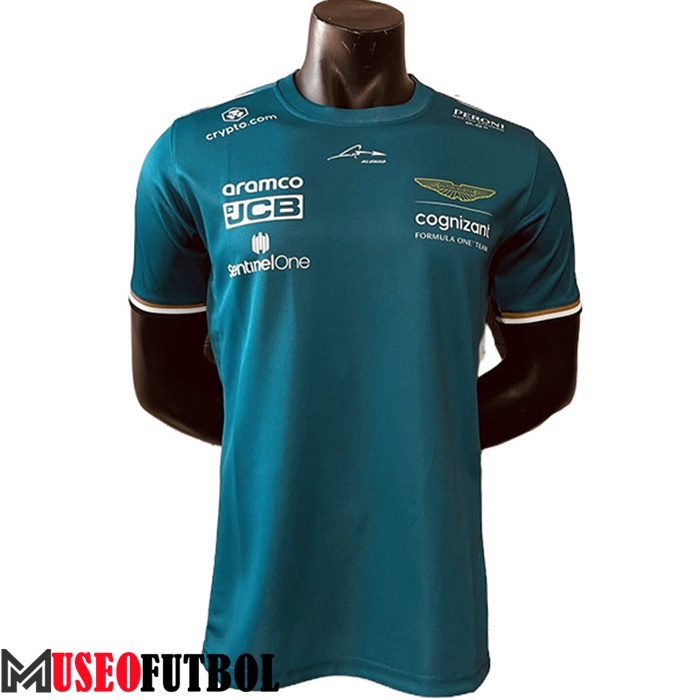 Camiseta de manga corta F1 Aston Martin Team Verde 2023