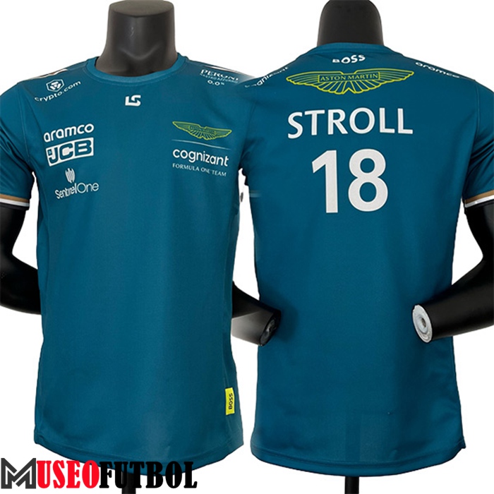 T-Shirt F1 Aston Martin Team Verde 2023