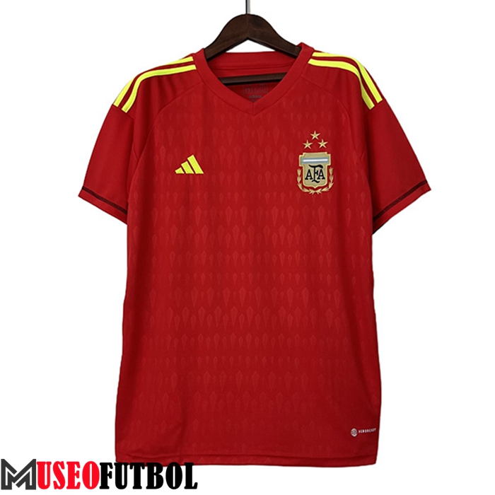 Camiseta Equipo Nacional Argentina Portero Rojo 2023/2024