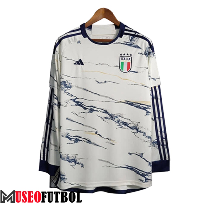 Camiseta Equipo Nacional Italia Manche Longue Segunda 2023/2024