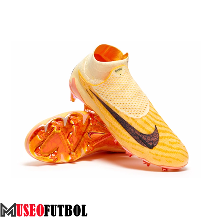 Nike Botas De Fútbol Phantom GX High Gang Elite DF Link FG Naranja