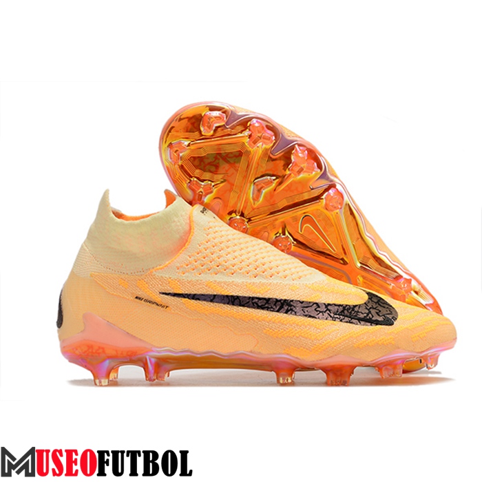 Nike Botas De Fútbol Phantom GX High Gang Elite DF Link FG Naranja