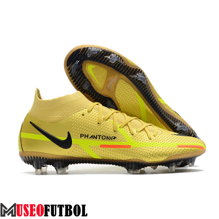 Nike Botas De Fútbol Phantom GT2 High Gang Dynamic Fit Elite FG Azul Claro