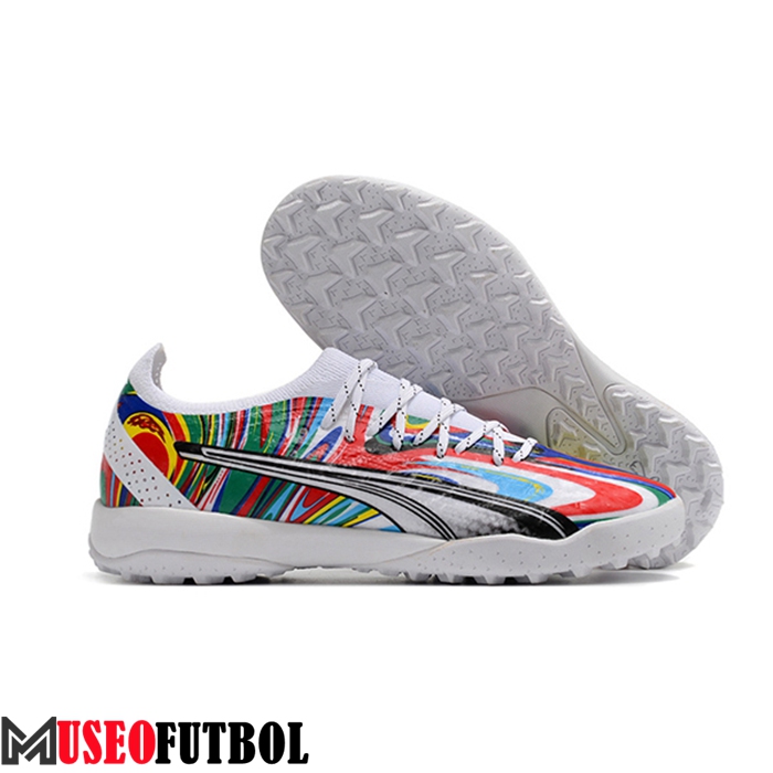 Puma Botas De Fútbol Ultra Ultimate TF Blanco/Rojo/Azul