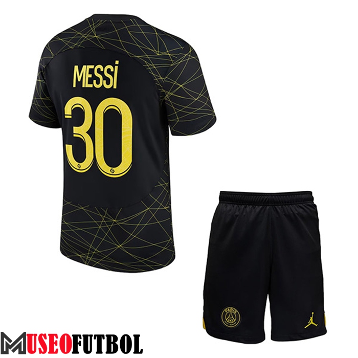 Camisetas De Futbol PSG (MESSI #30) Ninos Fourth 2023/2023