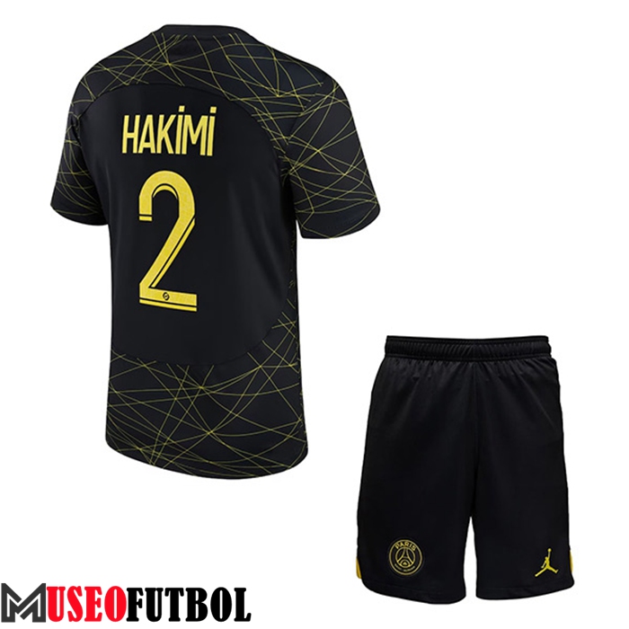 Camisetas De Futbol PSG (HAKIMI #2) Ninos Fourth 2023/2023