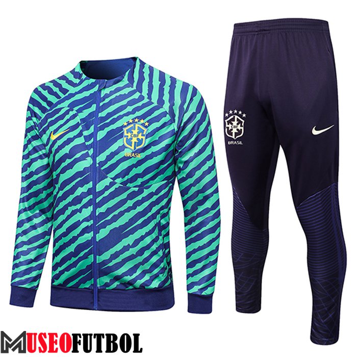 Chandal Equipos De Futbol - Chaqueta Brasil Verde 2023/2023