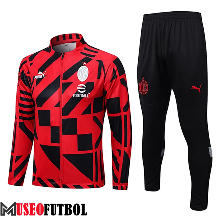 Chandal Equipos De Futbol - Chaqueta AC Milan Rojo 2023/2023