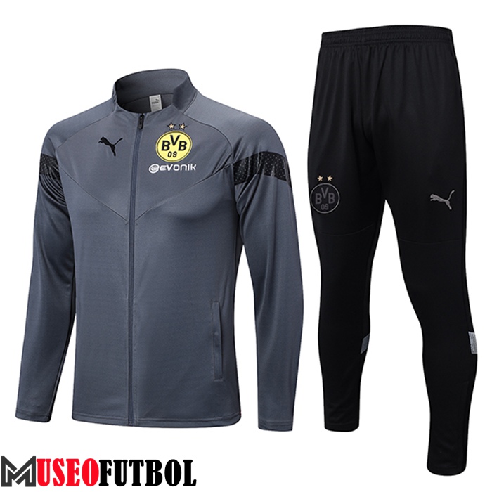 Chandal Equipos De Futbol - Chaqueta Dortmund Gris 2023/2023