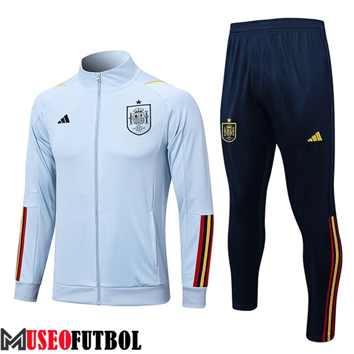 Chandal Equipos De Futbol - Chaqueta España Azul Claro 2023/2023