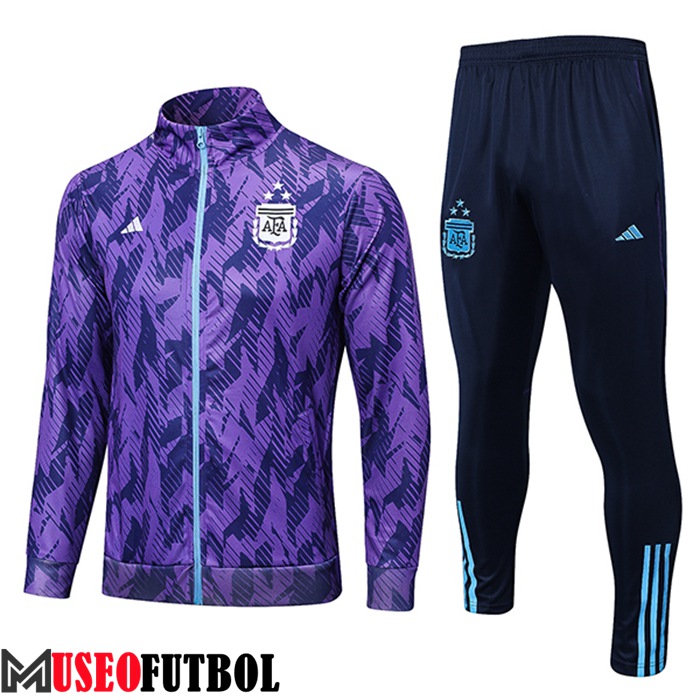 Chandal Equipos De Futbol - Chaqueta Argentina 3 Stars Violeta 2023/2023