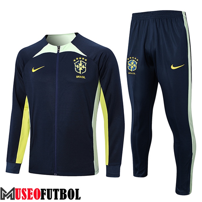 Chandal Equipos De Futbol - Chaqueta Brasil Azul marino 2023/2023