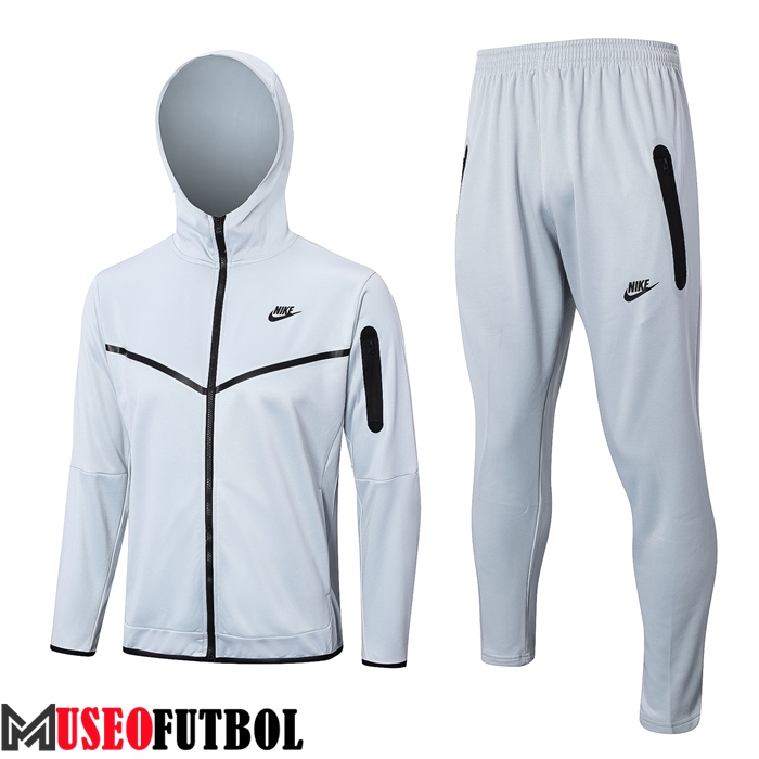 Chaqueta Con Capucha Chandal Rompevientos Chaqueta Nike Gris 2023/2023