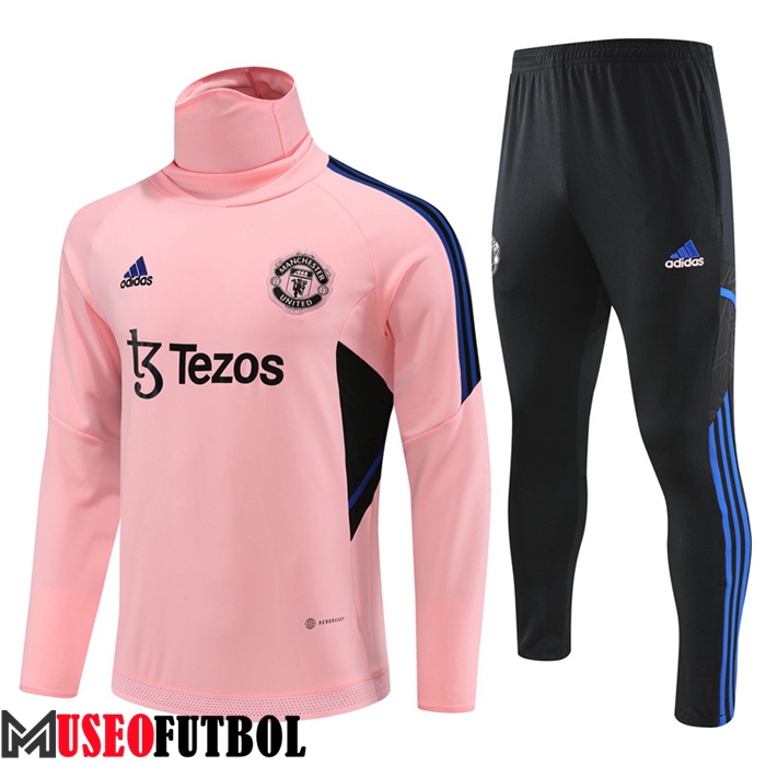 Chandal Equipos De Futbol Manchester United High Collar Rosa 2023/2023