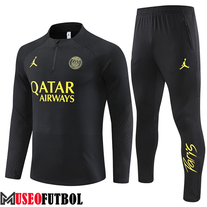 Chandal Equipos De Futbol PSG Jordan Negro 2022/2023