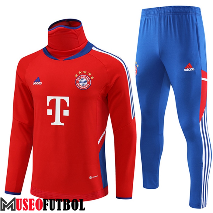 Chandal Equipos De Futbol Bayern Munich High Collar Rojo 2022/2023