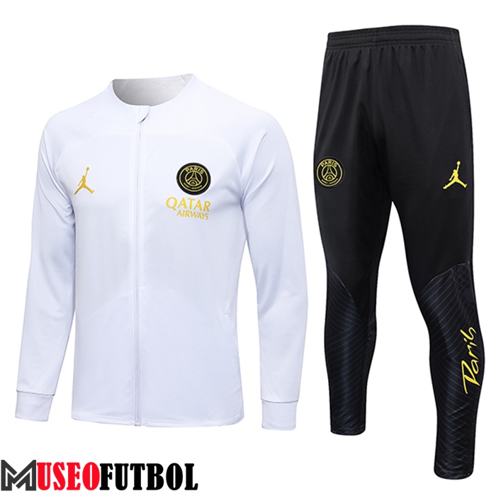 Chandal Equipos De Futbol - Chaqueta PSG Blanco 2023/2024