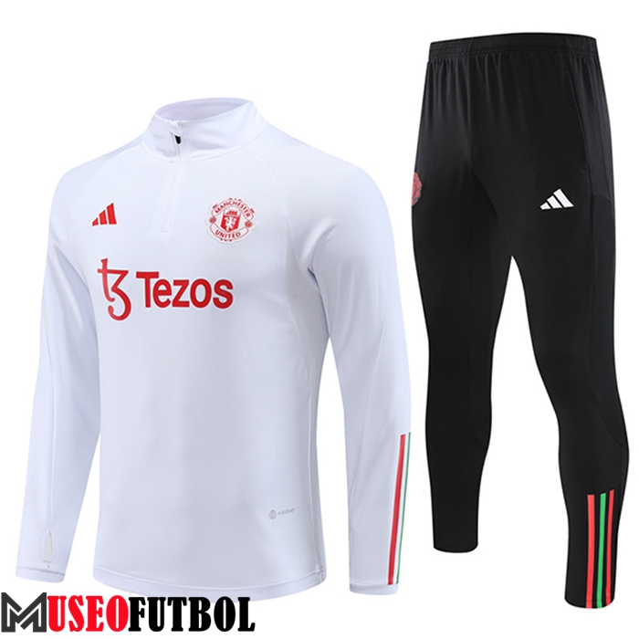 Chandal Equipos De Futbol Manchester United Blanco 2023/2024