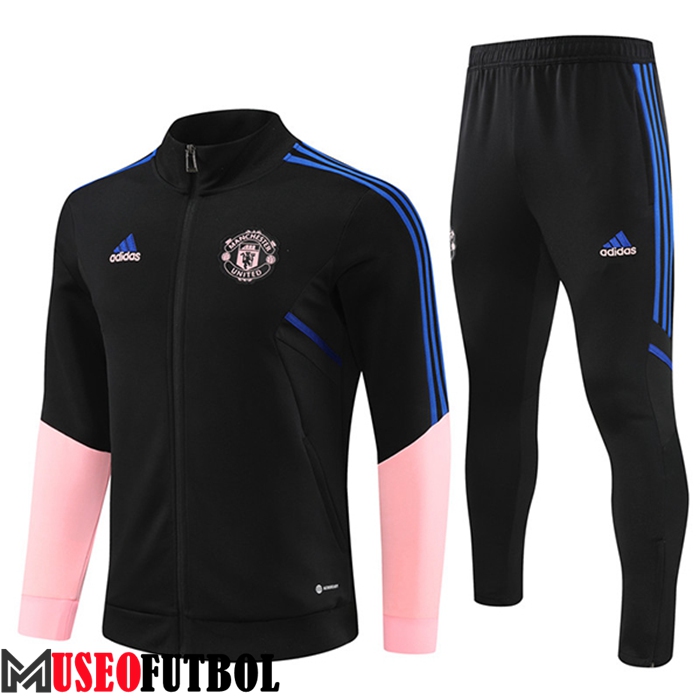 Chandal Equipos De Futbol - Chaqueta Manchester United Negro 2022/2023