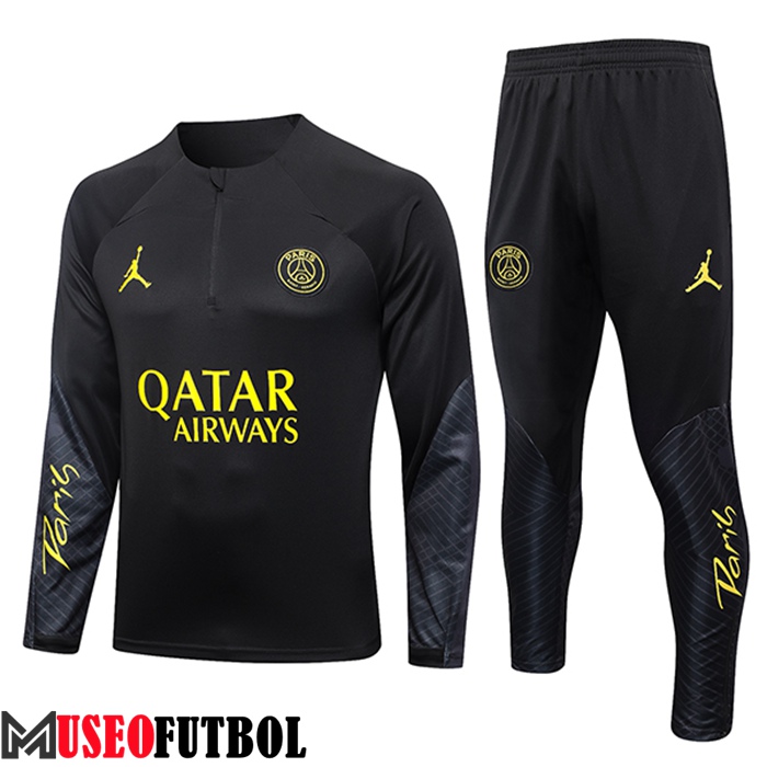 Chandal Equipos De Futbol PSG Jordan Negro 2023/2024