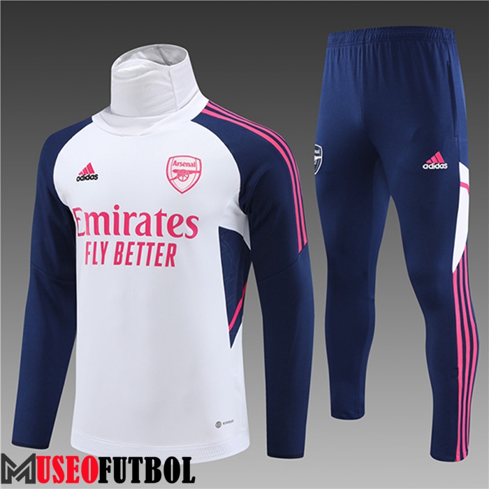 Chandal Equipos De Futbol Arsenal High Collar Ninos Blanco 2023/2023