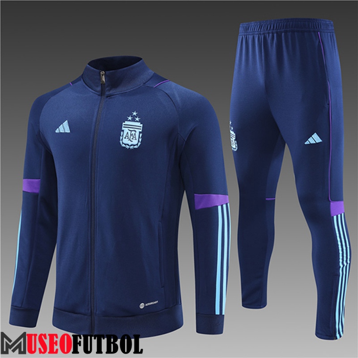 Chandal Equipos De Futbol - Chaqueta Argentina Ninos Azul marino 2023/2023