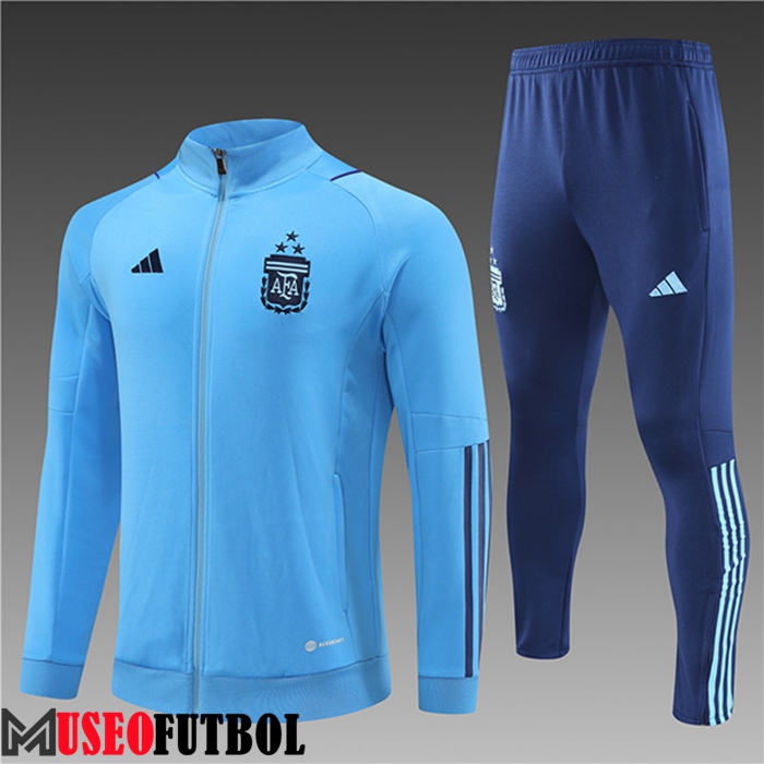 Chandal Equipos De Futbol - Chaqueta Argentina Ninos Azul Claro 2023/2023