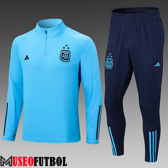 Chandal Equipos De Futbol Argentin Ninos Azul Claro 2022/2023