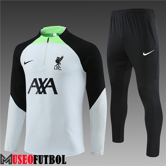 Chandal Equipos De Futbol FC Liverpool Ninos Gris/Verde 2023/2024