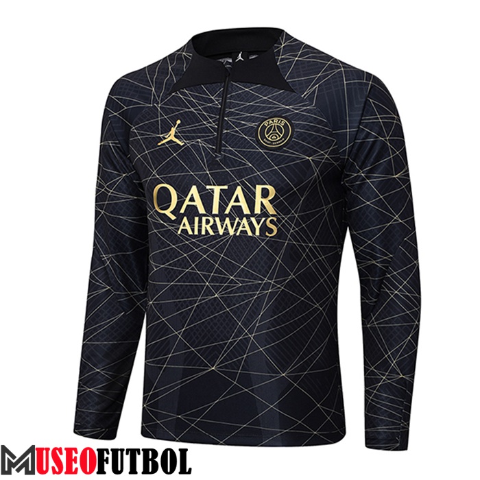 Sudadera De Entrenamiento PSG Negro 2023