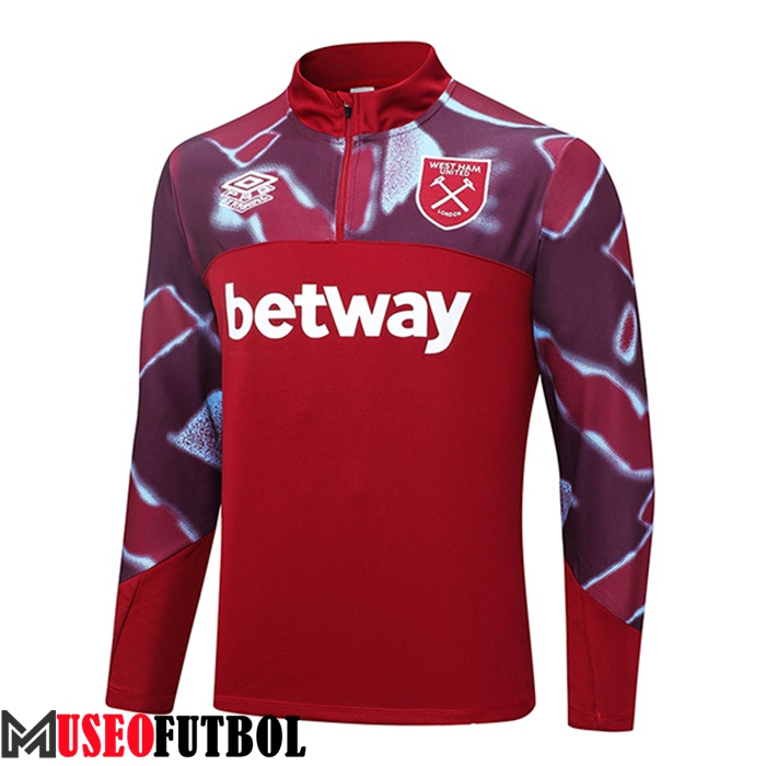 Sudadera De Entrenamiento West Ham Rojo 2022/2023