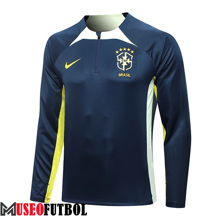 Sudadera De Entrenamiento Brasil Azul marino 2023/2024