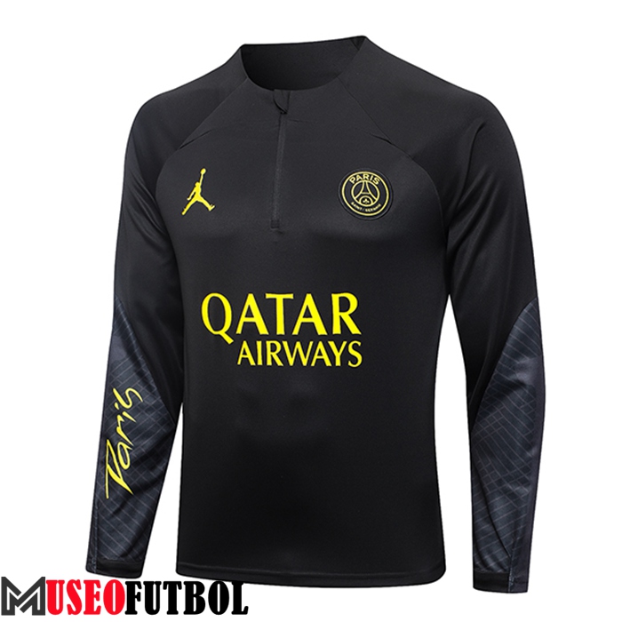 Sudadera De Entrenamiento PSG Jordan Negro 2023/2024