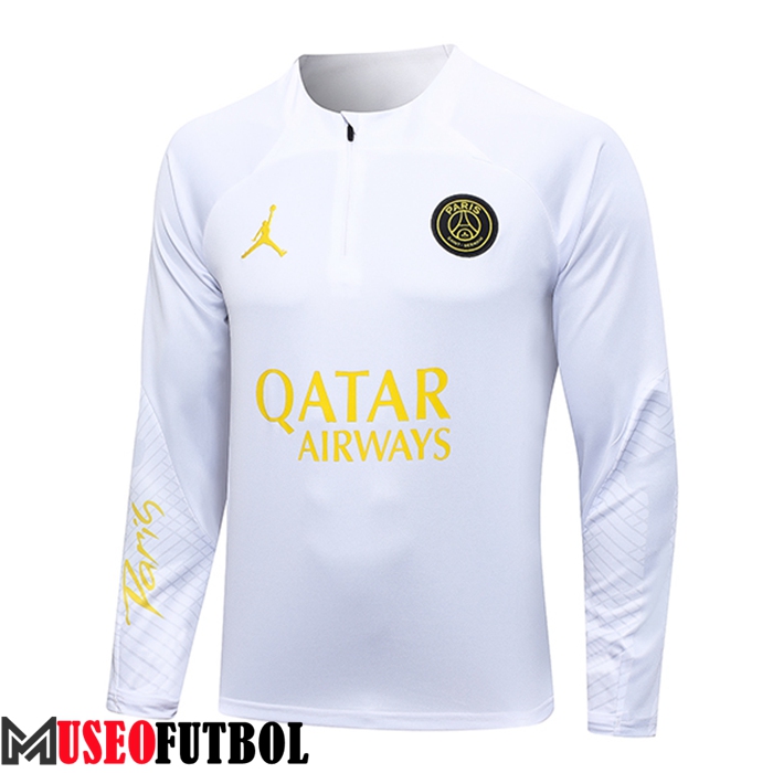 Sudadera De Entrenamiento PSG Jordan Blanco 2023/2024