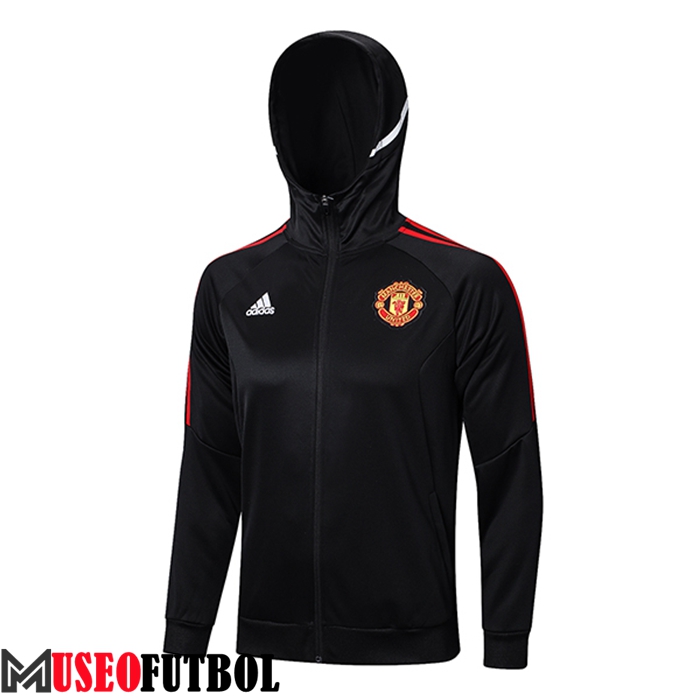 Chaqueta Con Capucha Manchester United Negro 2023/2023